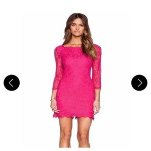 Diane Von Furstenberg Zaria Iconic Lace mini size 12